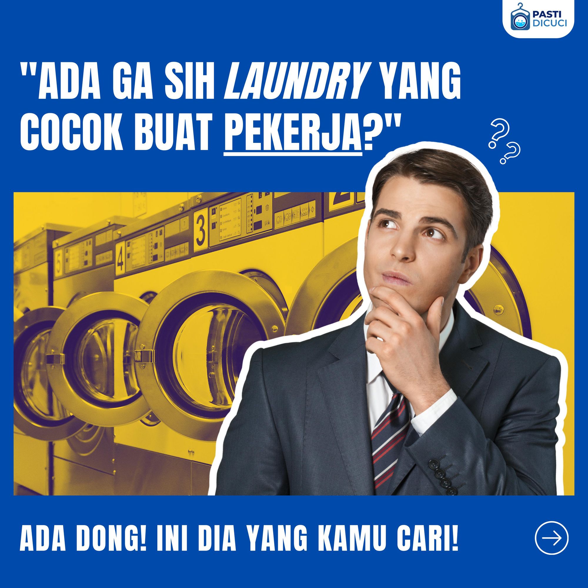 Kamu Fokus Kerja Aja, Biar Kami yang Cucikan Pakaianmu!😉