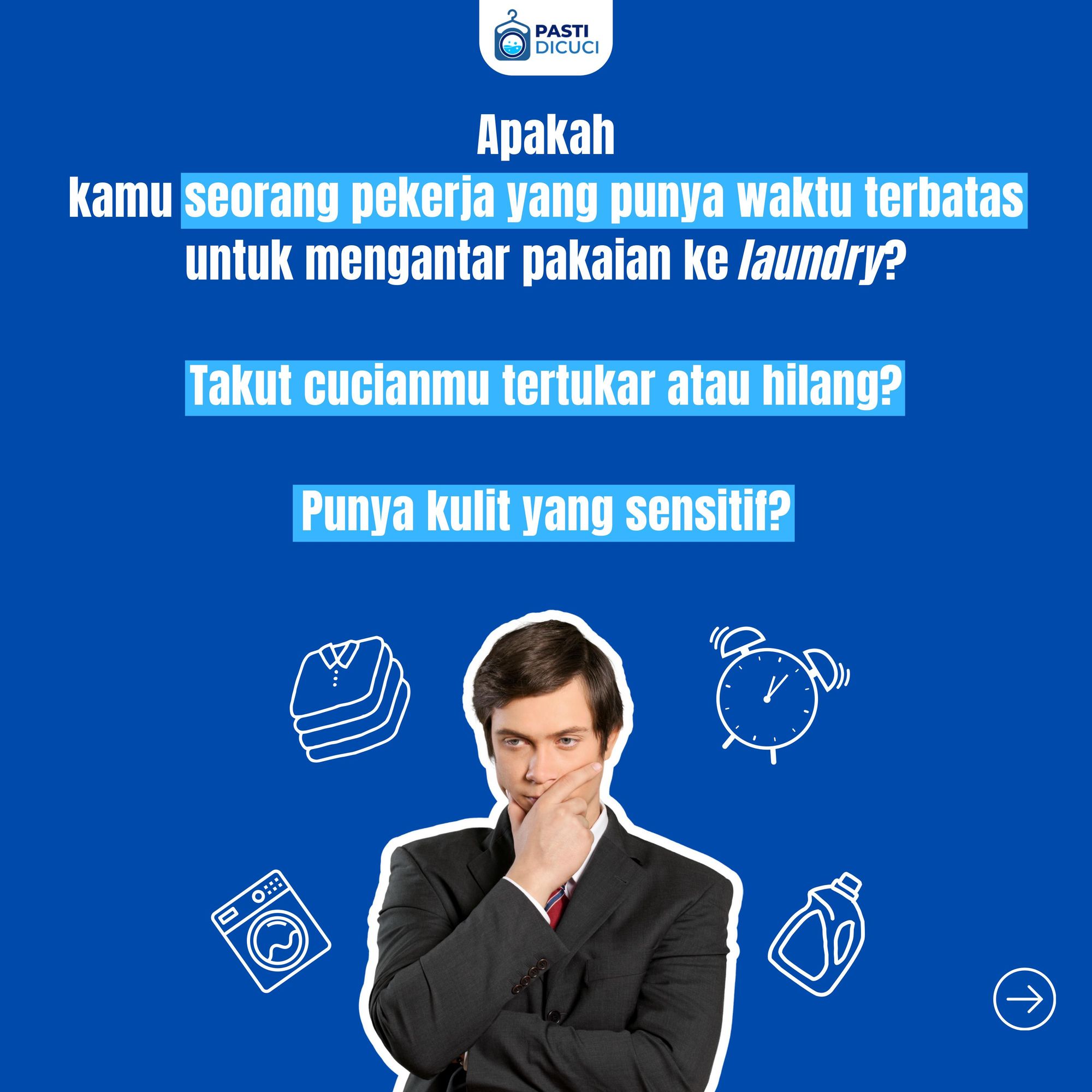 Kamu Fokus Kerja Aja, Biar Kami yang Cucikan Pakaianmu!😉