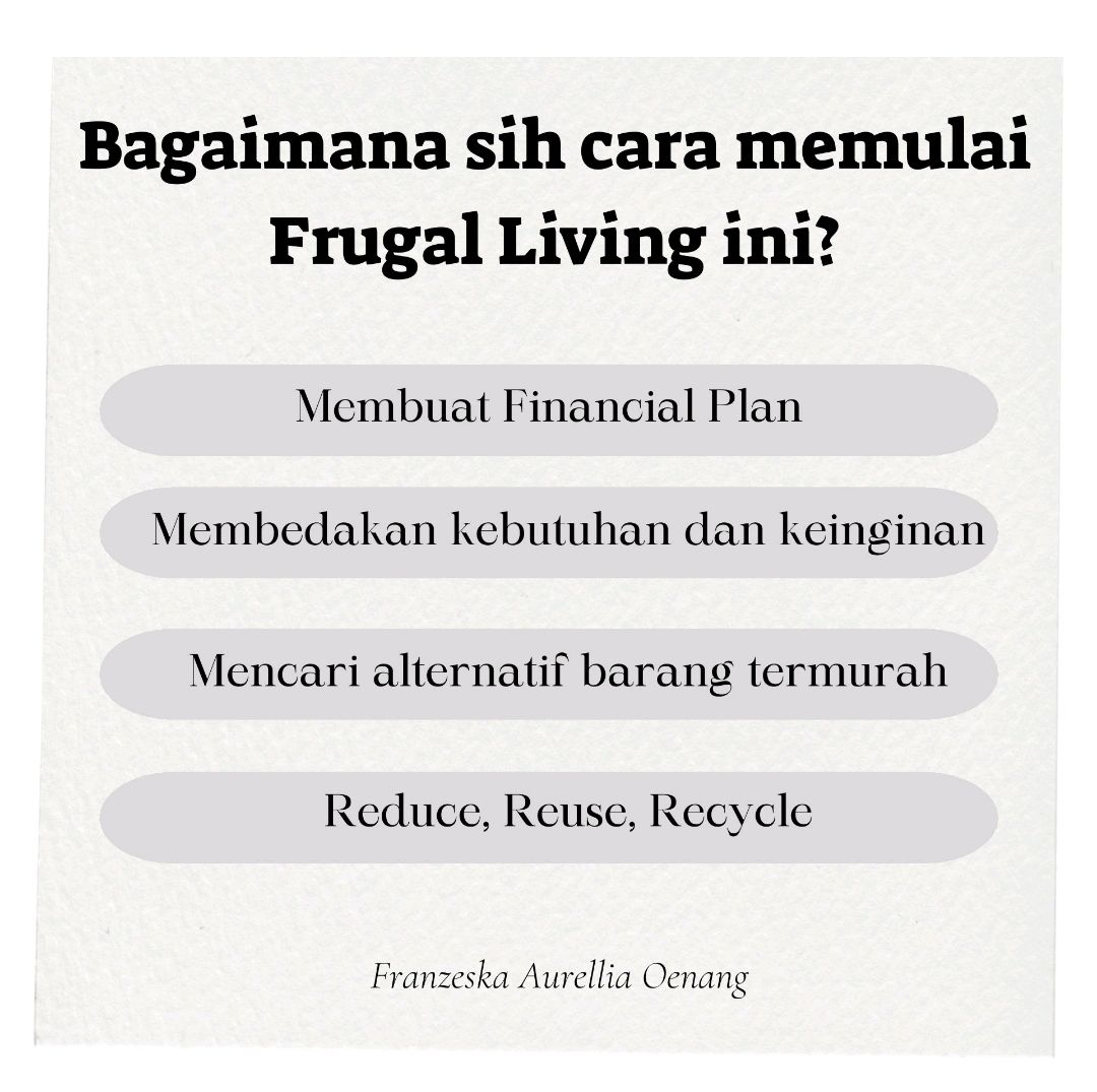 FOMO Frugal Living atau Memang Efektif?