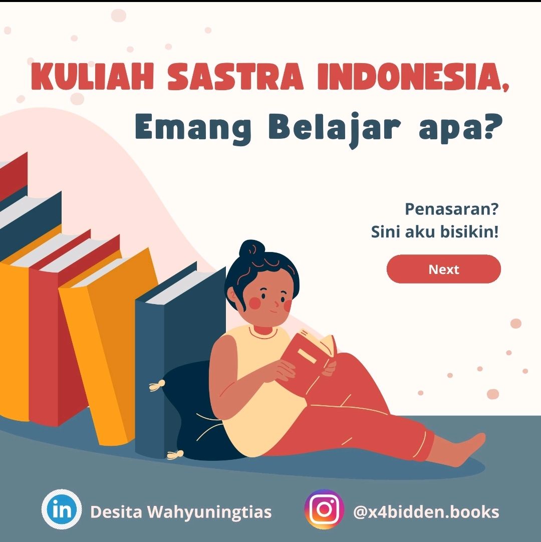 Apa Sih yang Dipelajari Jika Kuliah Sastra Indonesia?