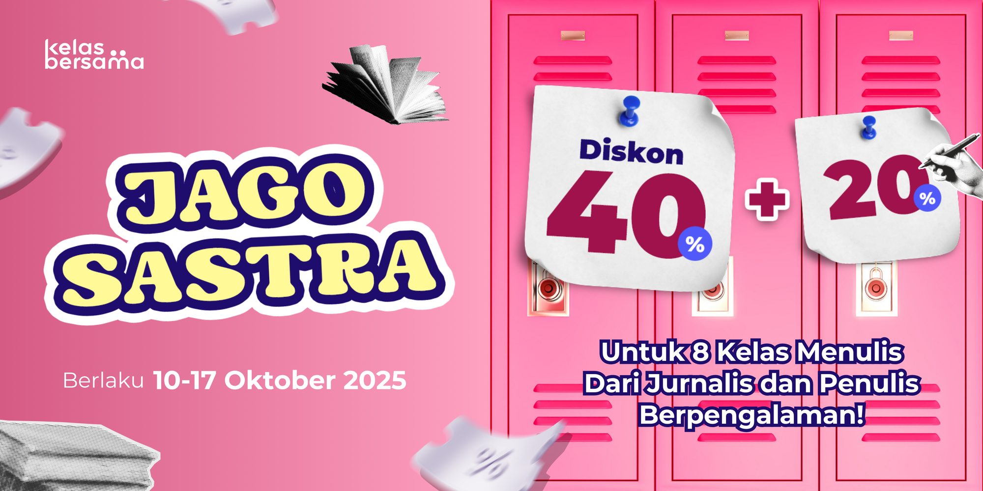 Belajar Menulis dari Ahli Lebih Hemat dengan Promo Jago Sastra! ✍️